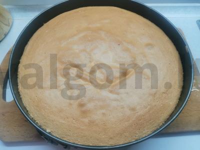 Tortas „Šerkšnas“ su avietėmis Žingsnis 9