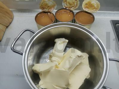 Tortas „Šerkšnas“ su avietėmis Žingsnis 10