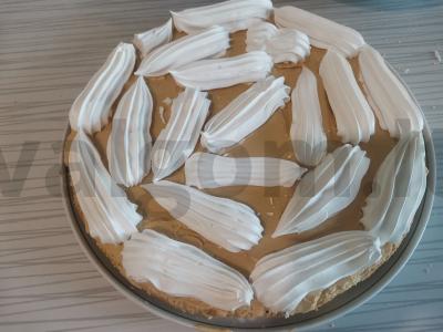 Tortas „Šerkšnas“ su avietėmis Žingsnis 16