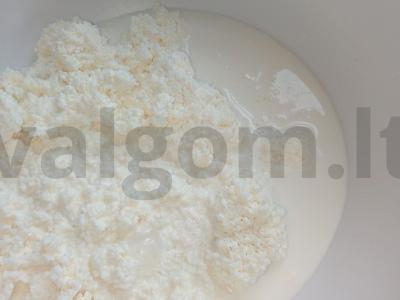 Sūrio pyragas be kepimo Žingsnis 2