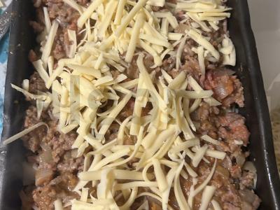 Sluoksniuota spageti apkepas Žingsnis 6