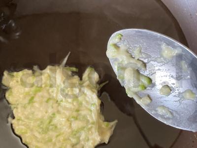 Cukinijų blynai su sūriu Žingsnis 4