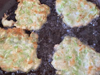 Cukinijų blynai su sūriu Žingsnis 5