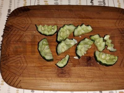 Salotas „Bela“ su virta vištienos krūtinėlės filė Žingsnis 5