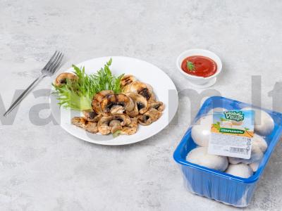 Marinuoti grybai su balzaminiu actu pagrindine nuotrauka