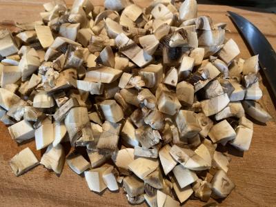 Šampinjonai, kepti terijaki padaže Žingsnis 1