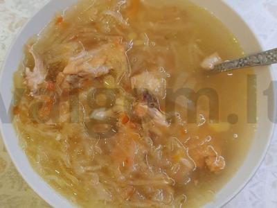 Rūgščių kopūstų sriuba Žingsnis 5