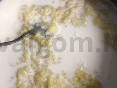 Pšenių košė su sviestu Žingsnis 6