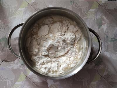 Obuolių blynai su kokosų miltais ir cinamonu Žingsnis 2