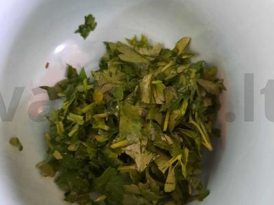 Jūros gėrybės ir šparagai ant grotelių Žingsnis 2