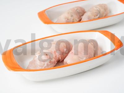 Kalakutienos filė su švelniu varškės įdaru Žingsnis 2