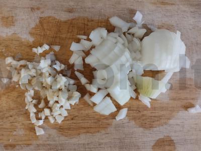 Ryžiai su vištiena ir daržovėmis Žingsnis 2