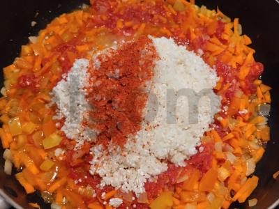 Ryžiai su vištiena ir daržovėmis Žingsnis 5