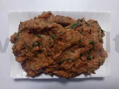 Namų kalakutų kepenėlės garstyčių padaže pagrindine nuotrauka