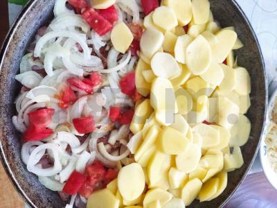 Mėsa a la „Prancūziškai“ Žingsnis 1