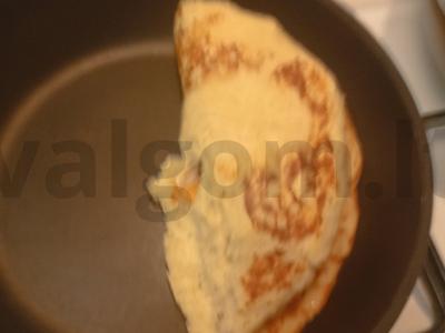 Avižų blynas su sūriu Žingsnis 4