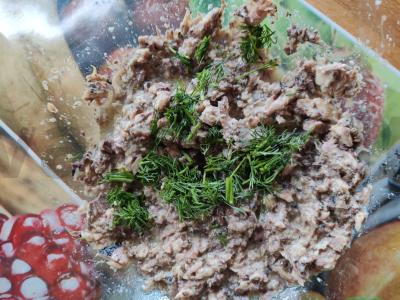 Skumbrijos ir daržovių zrazai Žingsnis 3