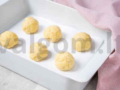 Vegetariški apelsinų sausainiai Žingsnis 2