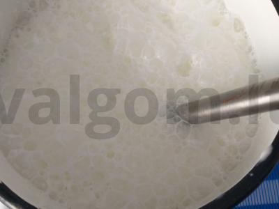 Pieno kokteilis Žingsnis 2