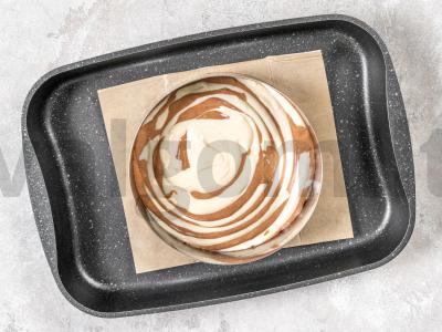 Sovietinis klasikinis tortas „Zebra“ Žingsnis 2