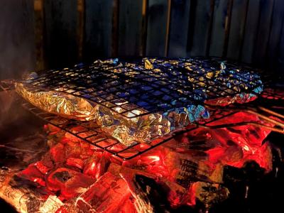 Šamas, keptas ant ugnies Žingsnis 4