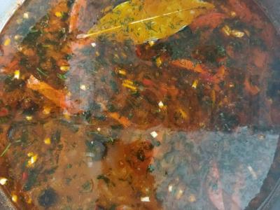 Vištienos sultinio mišri sriuba Žingsnis 12