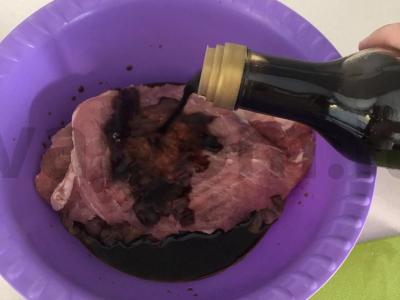 Bulvės su mėsa orkaitėje Žingsnis 1