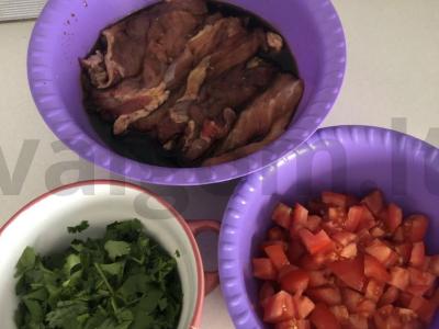 Bulvės su mėsa orkaitėje Žingsnis 2