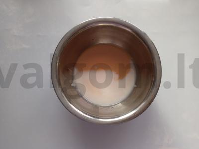 Šokoladiniai „Trufeliai“ Žingsnis 1