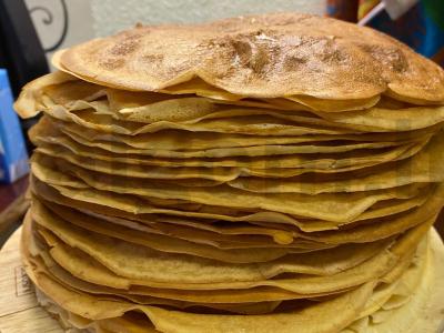 Blynų tortas su šokoladu Žingsnis 2