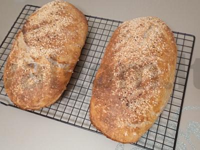 Duona be formavimo iš trijų rūšių miltų Žingsnis 4