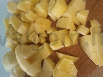 Žirnių sriuba vištienos sultinyje su daržovėmis Žingsnis 5