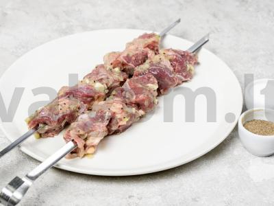 Jautienos šašlykas su kiviais Žingsnis 2