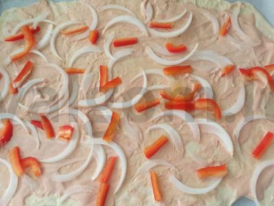 Kvapni pica su pomidorais ir sūriu Žingsnis 2