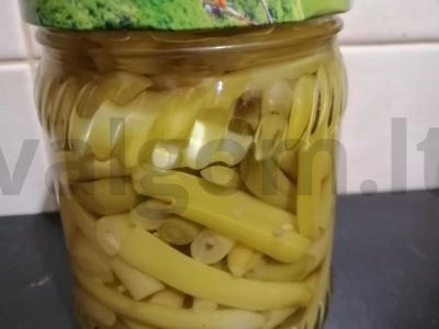 Marinuotos žirginės pupelės pagrindine nuotrauka