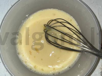 Kepiniai ant ožkos pieno Žingsnis 1