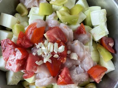 Daržovių troškinys su vištienos krūtinėle Žingsnis 3