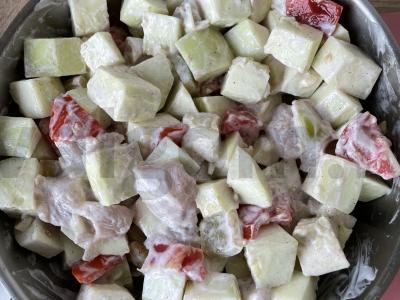 Daržovių troškinys su vištienos krūtinėle Žingsnis 6