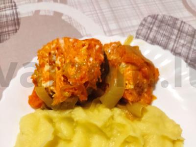 Žuvis po šubė iš morkų pagrindine nuotrauka