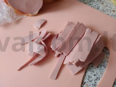 Pica su grybais mikrobangų krosnelėje Žingsnis 2