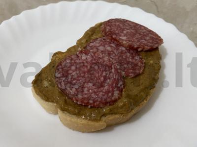 Gruziniškas sumuštinis su adžika Žingsnis 5