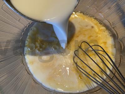 Blynai su pienu ir kondensuotu pienu Žingsnis 2