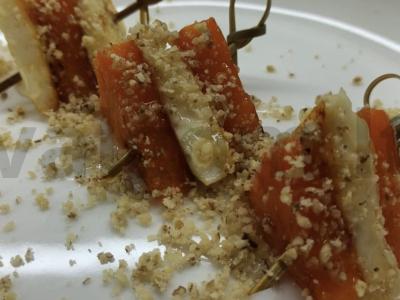 Kanapė su moliūgu ir sūriu pagrindine nuotrauka