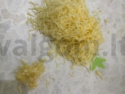 Baklažanai, įdaryti sūriu ir česnaku grietinės padaže Žingsnis 2