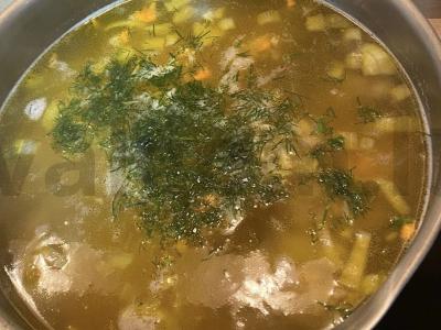 Žirnių sriuba su kiauliena ir daržovėmis Žingsnis 6