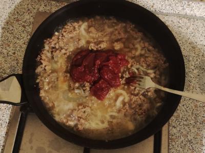 Makaronai su mėsos padažu Žingsnis 4