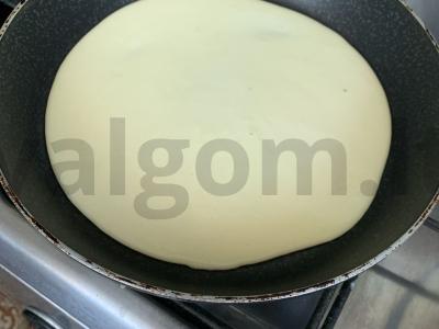 PP pica iš ryžių miltų su kumpiu Žingsnis 3