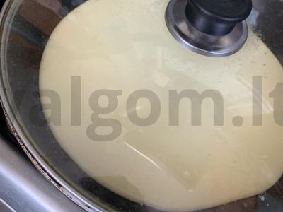 PP pica iš ryžių miltų su kumpiu Žingsnis 4