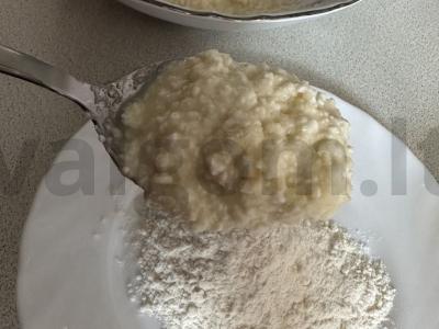 Varškė su kokosų drožlėmis Žingsnis 4