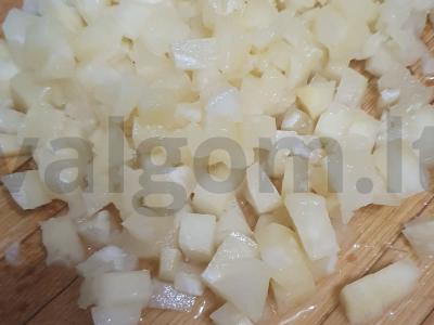 Salotas „Karibai“ su vištiena ir ananasu Žingsnis 5